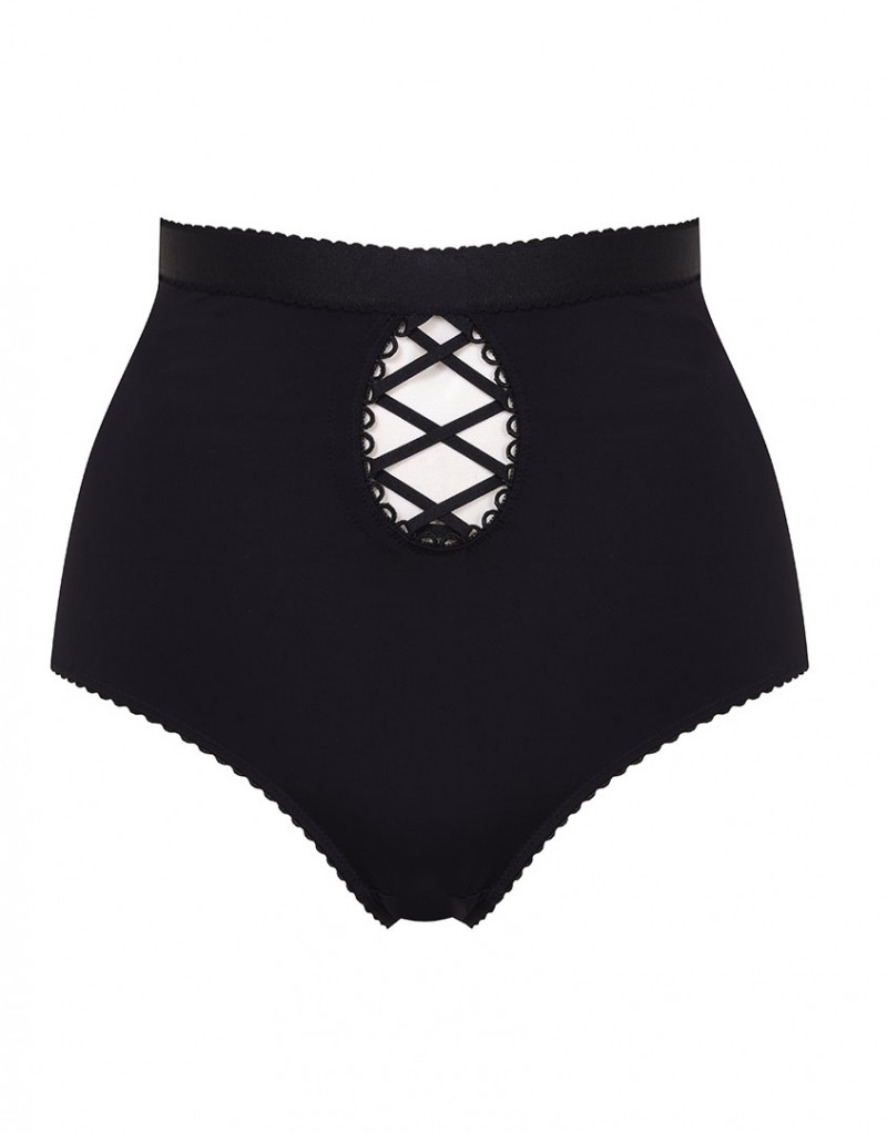 RyanneЧерные трусы с высокой посадкой Ryanne