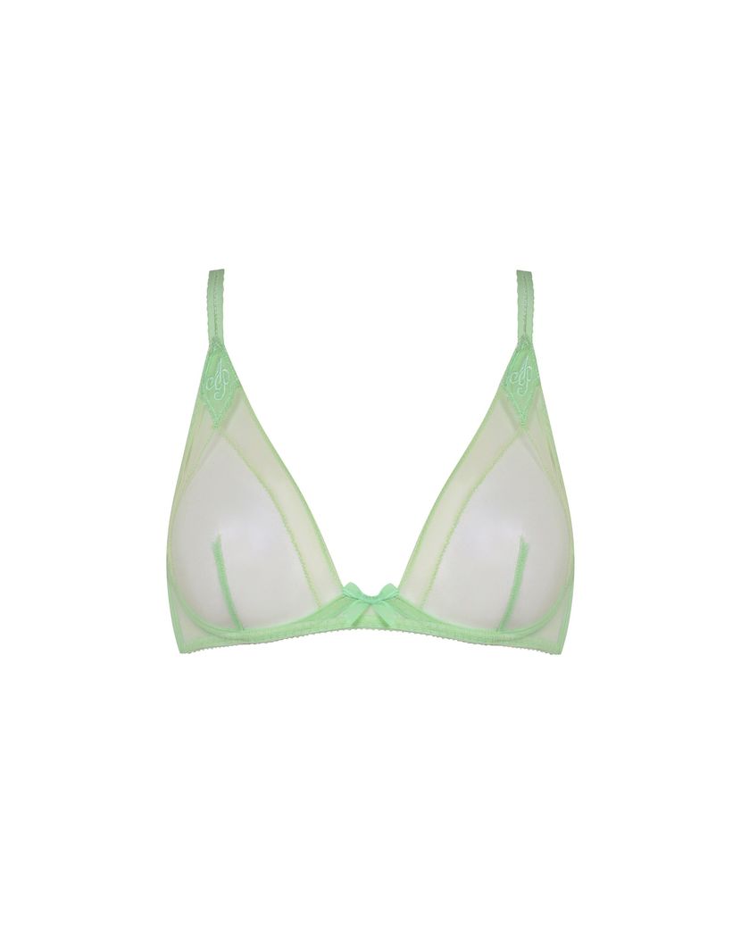 CasperЗеленый прозрачный бюстгальтер с мягкой чашкой Casper