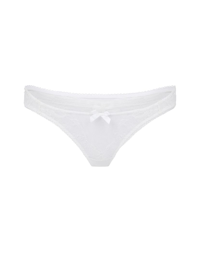 WillaБелые кружевные классические трусы Willa