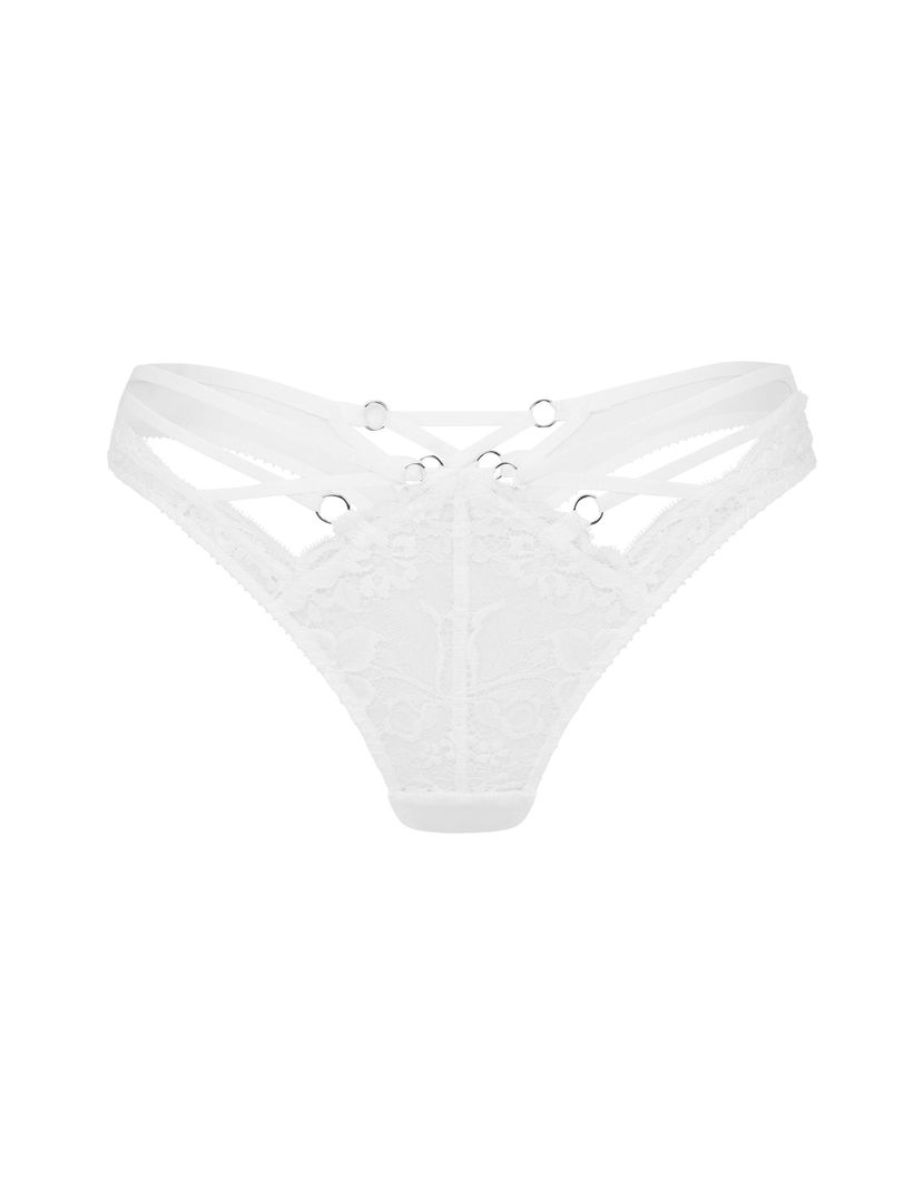 EssieБелые кружевные трусы стринги Essie