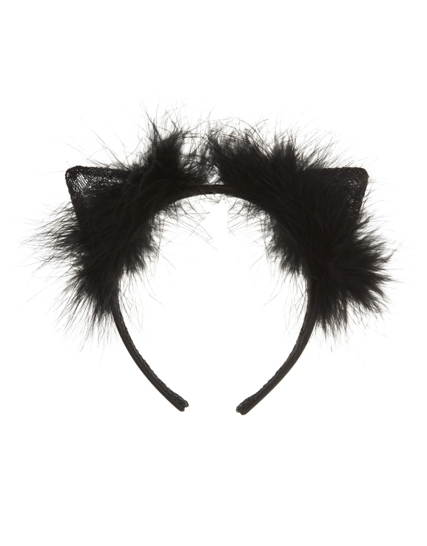 WilmaЧерный ободок из кружева и перьев марабу Wilma