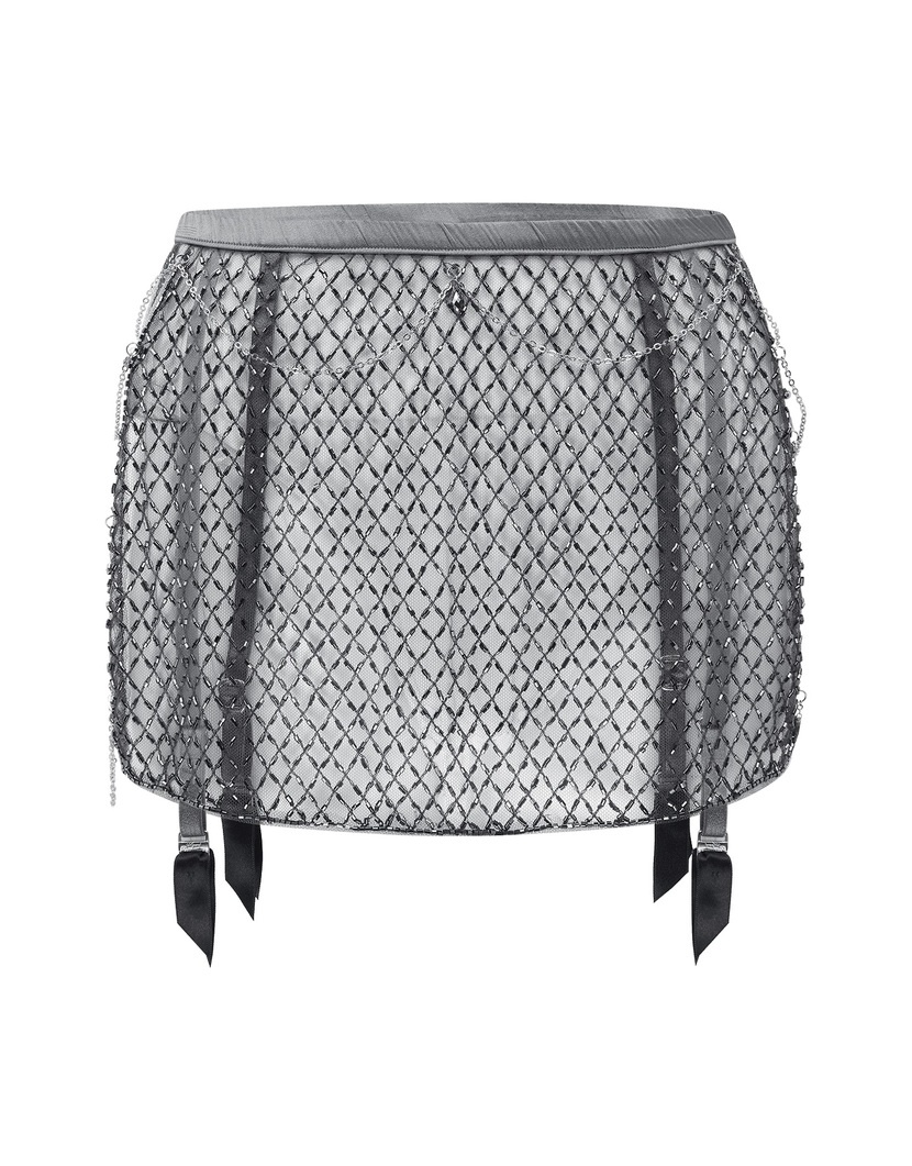 ChrystelleПояс серебряного цвета с цепочками Chrystelle