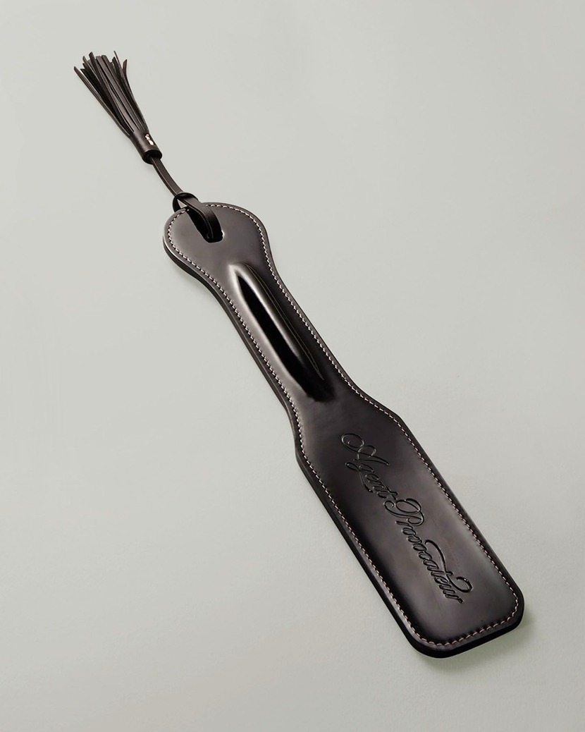 Patent PaddleХлопушка из черной кожи Patent Paddle