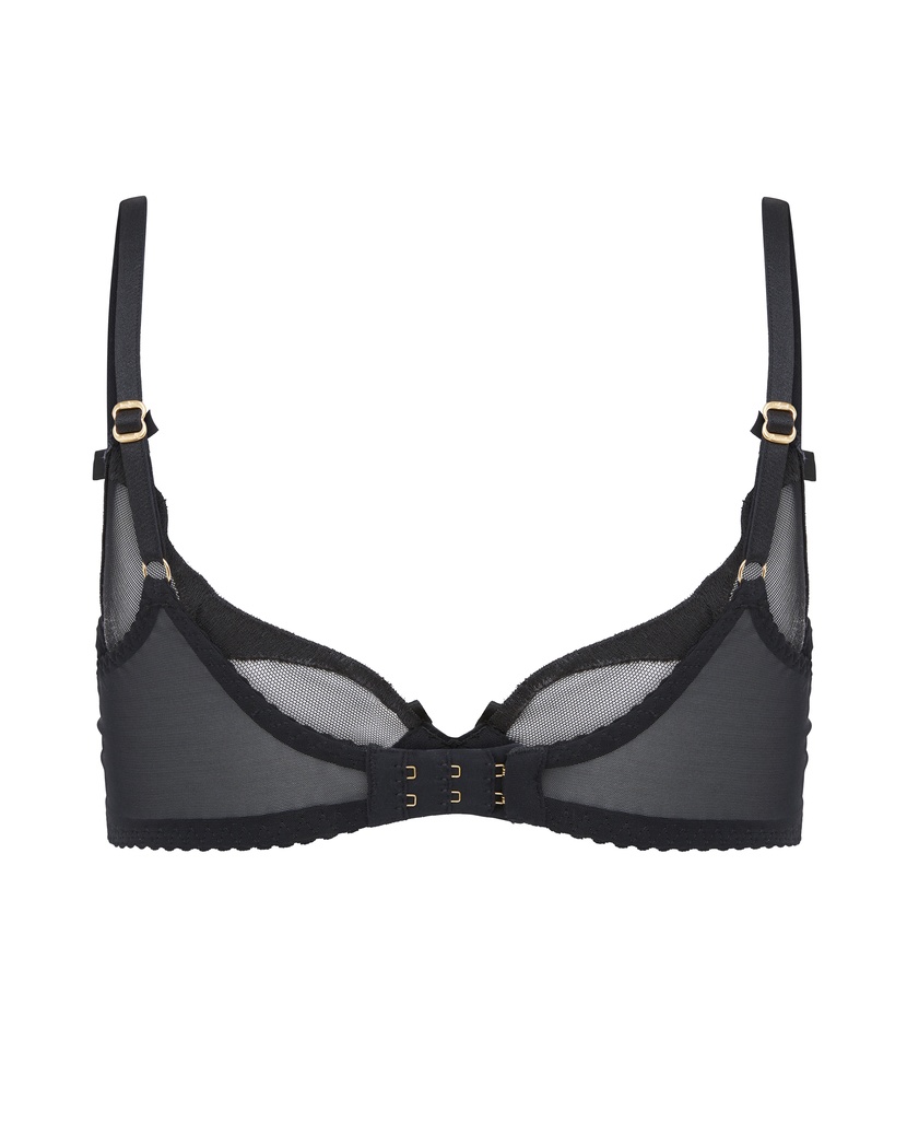 SaylorЧерный бюстгальтер с декольтированной чашкой Saylor
