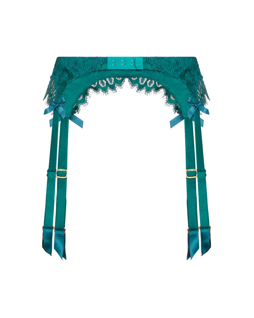 SolannaЗеленый пояс для чулок Solanna