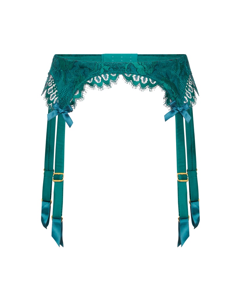 SolannaЗеленый пояс для чулок Solanna