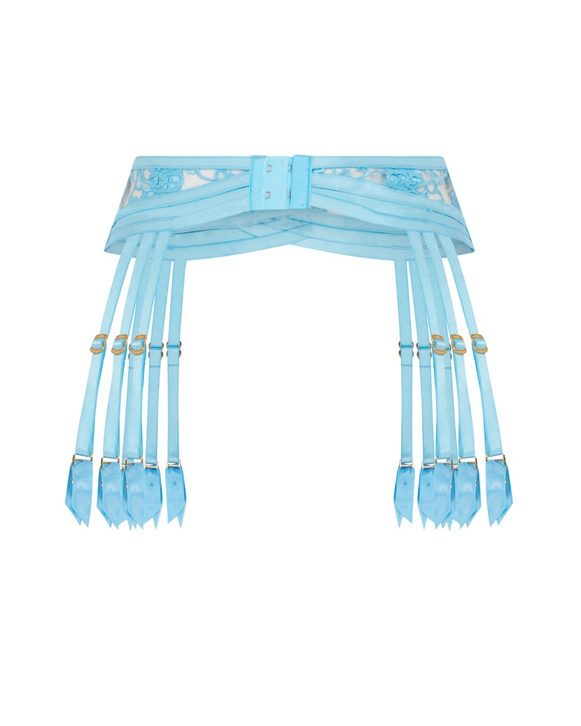 DioniГолубой пояс для чулок Dioni