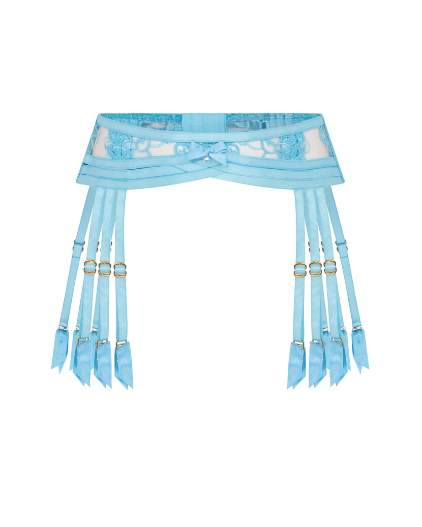 DioniГолубой пояс для чулок Dioni