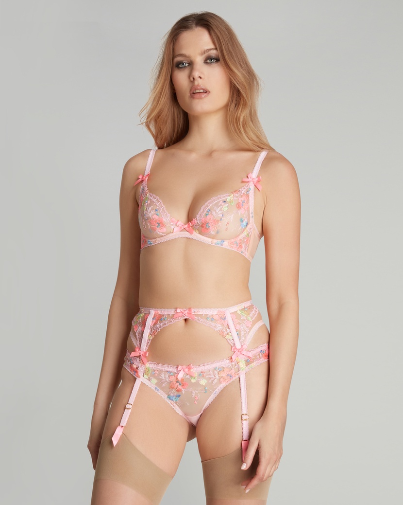 RixieРазноцветный пояс для чулок Rixie