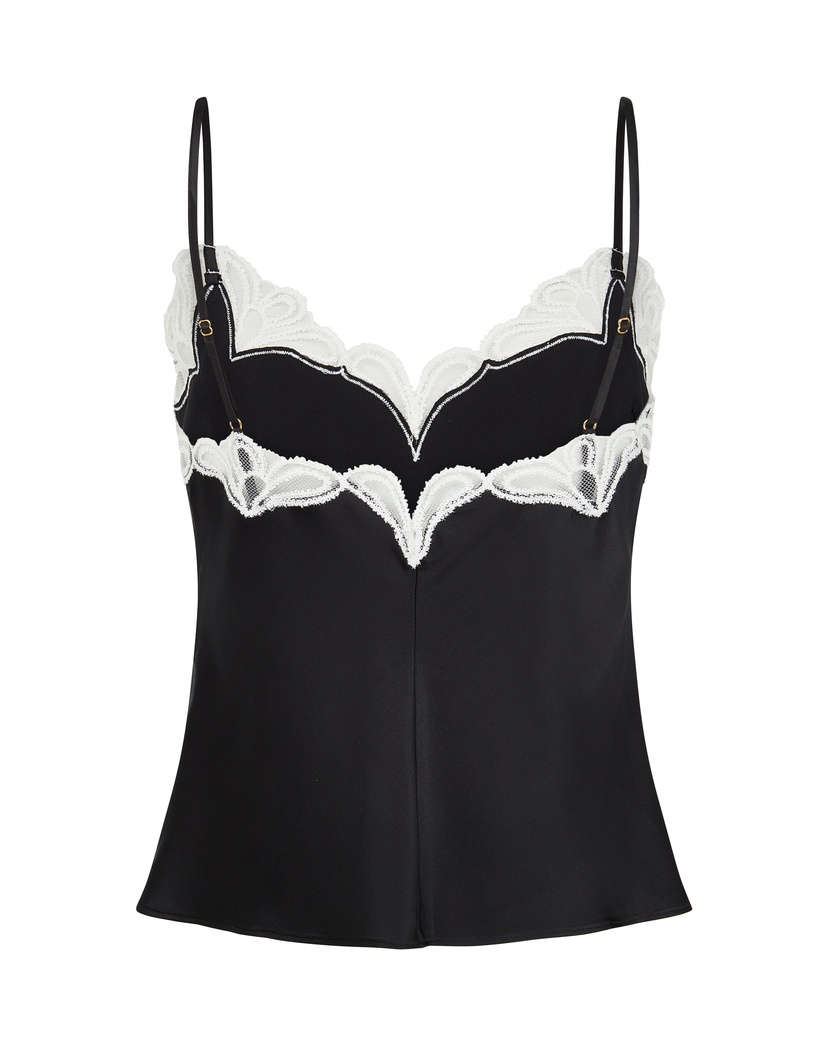 NelleЧерный топ пижамы Nelle