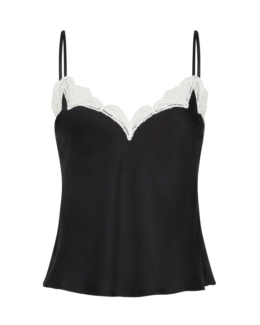 NelleЧерный топ пижамы Nelle