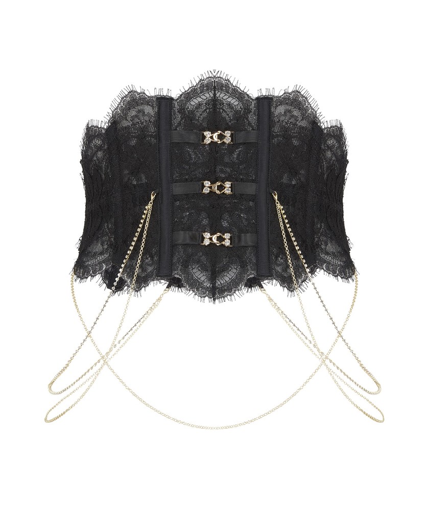 TasminaЧерный корсетный пояс Tasmina