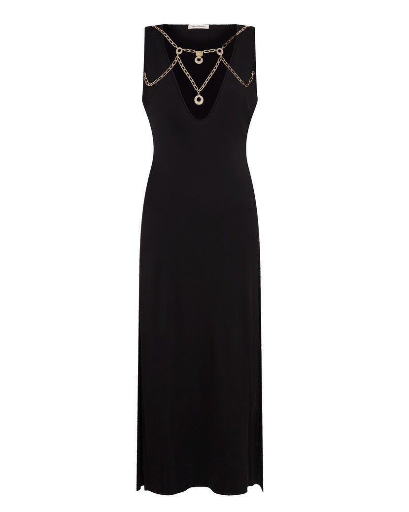 HaisleeЧерное пляжное платье Haislee