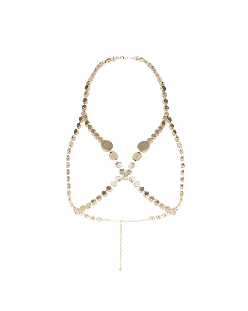 GwenieЗолотистая цепочка на грудь Gwenie