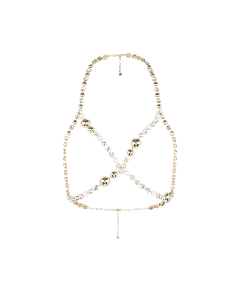 GwenieЗолотистая цепочка на грудь Gwenie