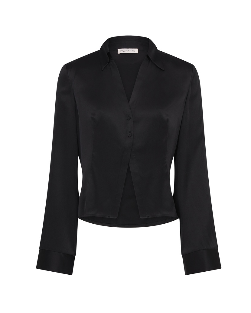 ZukieЧерная рубашка пижамы Zukie