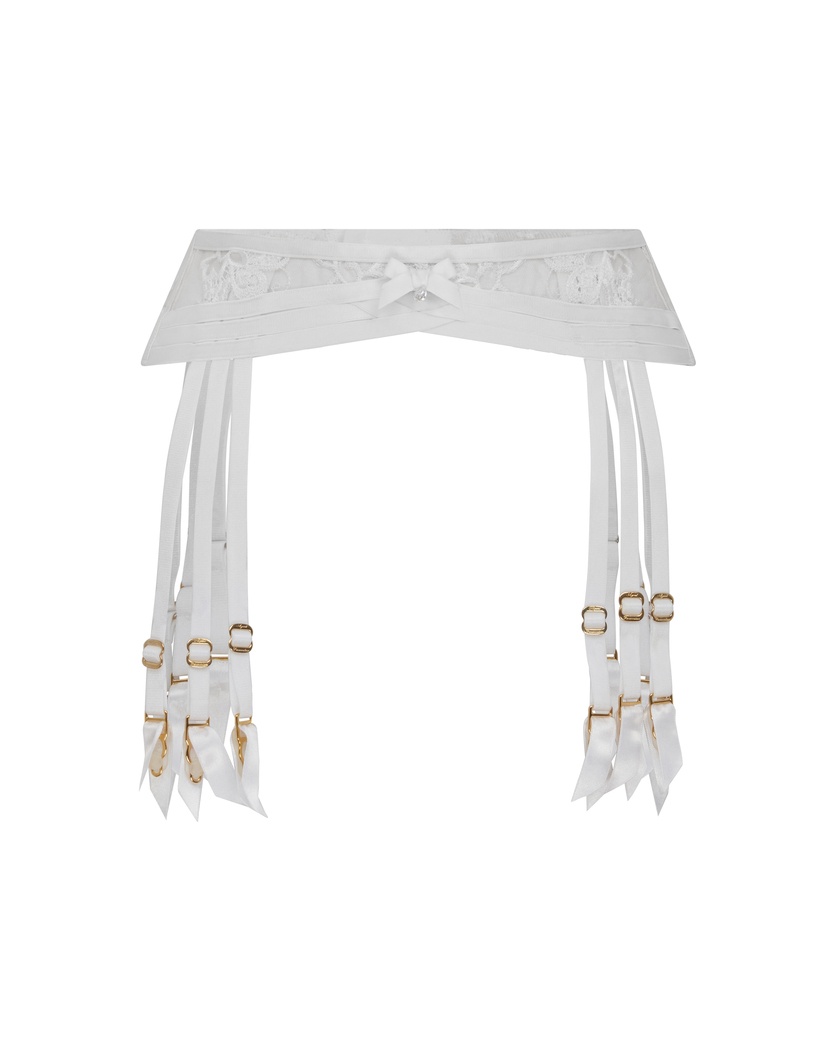 DioniБелый пояс для чулок Dioni