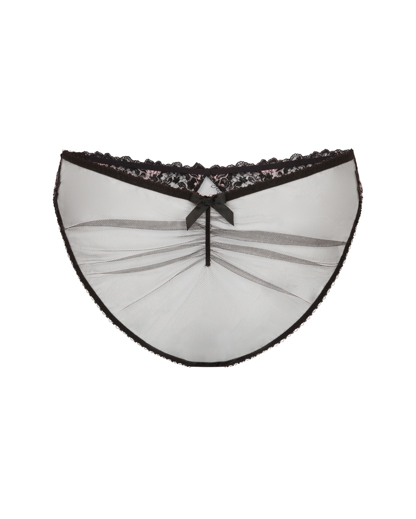 LanaЧерно-розовые классические трусы Lana