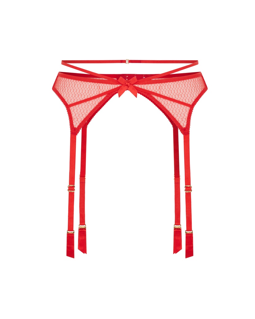 NickiКрасный пояс для чулок Nicki