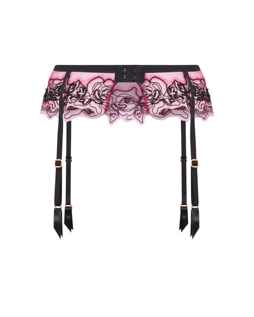 LindieПояс для чулок цвета фуксии Lindie