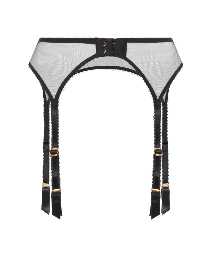 PerriЧерный пояс для чулок Perri