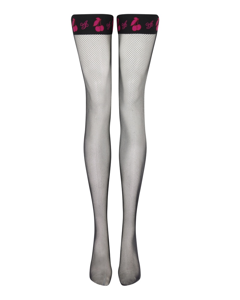 PerriЧерные чулки на резинке Perri