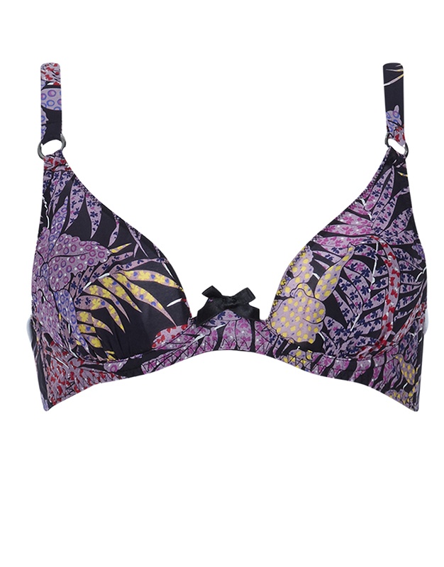 RivaЧерно-фиолетовый бюстгальтер Riva