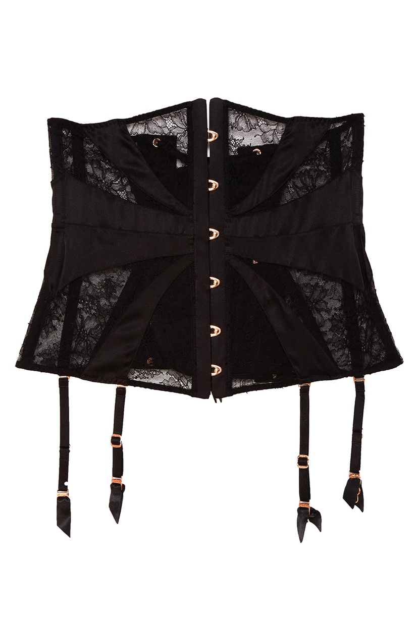 CamillaЧерный кружевной корсетный пояс Camilla