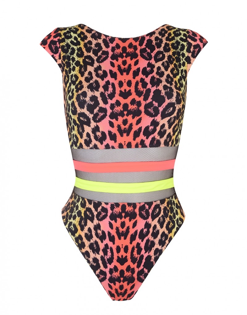ZenayaКупальник Zenaya леопардовый