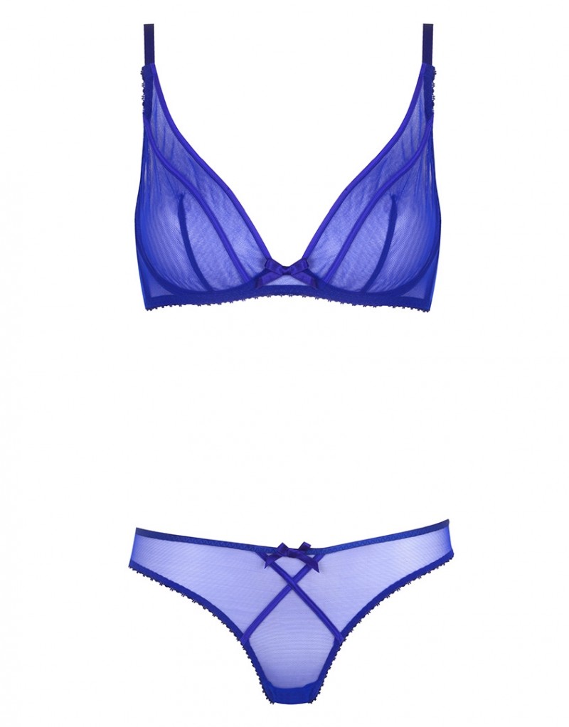 CruzСиний бюстгальтер с мягкой глубокой чашкой Cruz