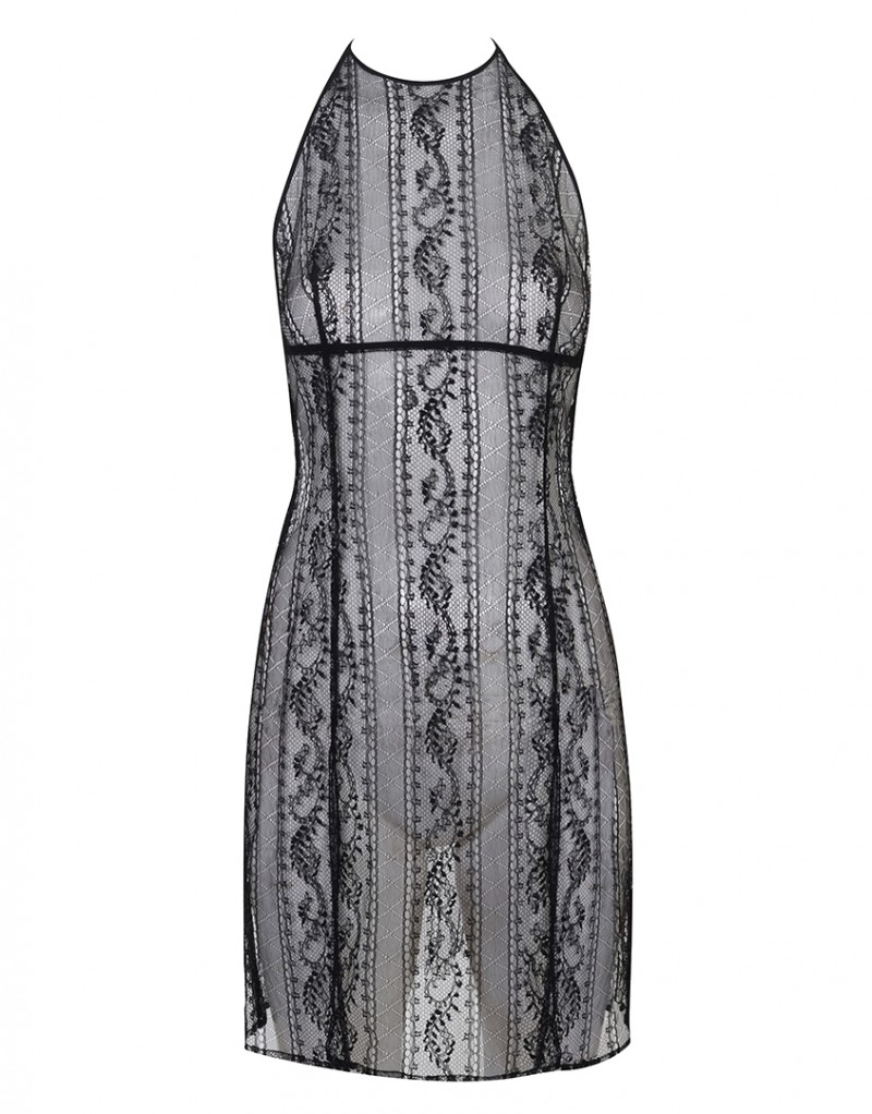 FaythЧерная кружевная сорочка Fayth