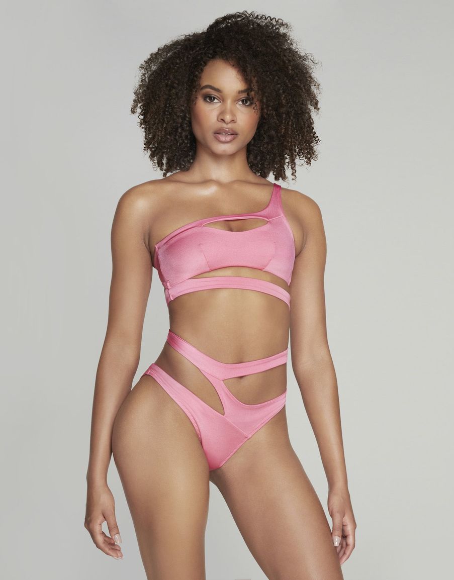 Розовый топ купальника Lexxi