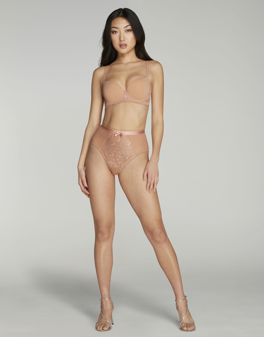 Кремовый бюстгальтер с плотной чашкой Leni