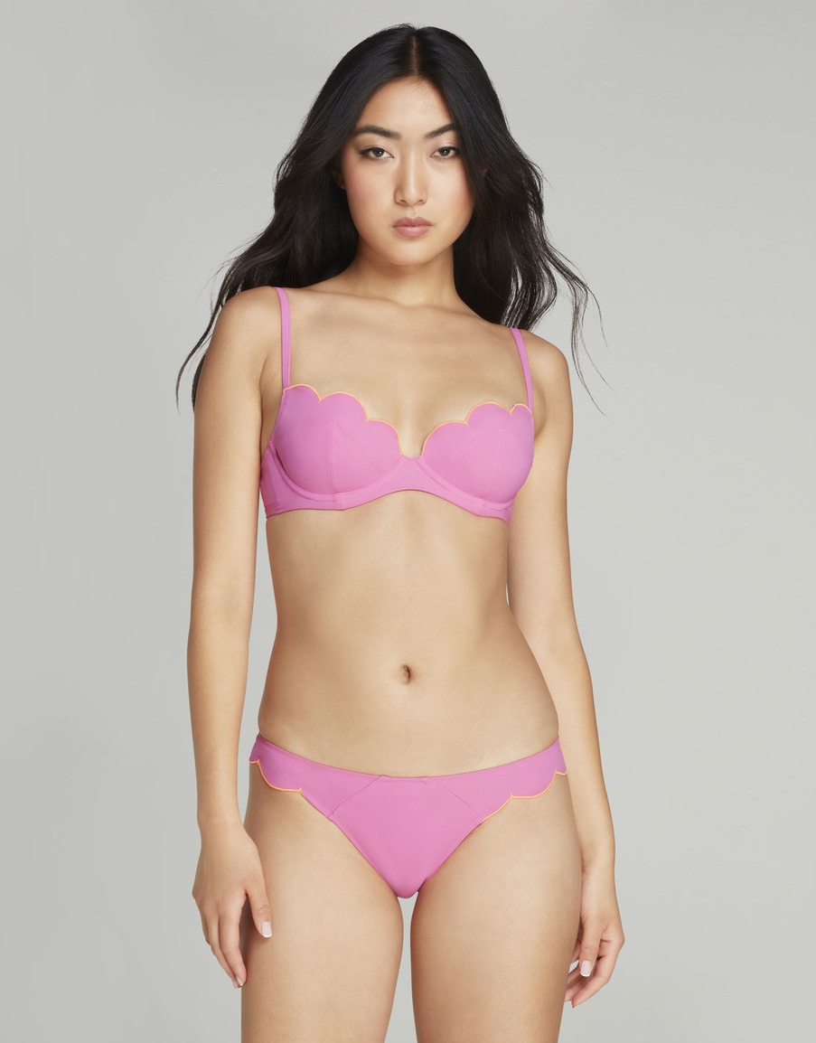 Розовые плавки купальника Lorna