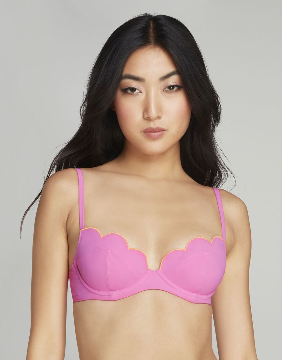 Розовый топ купальника Lorna