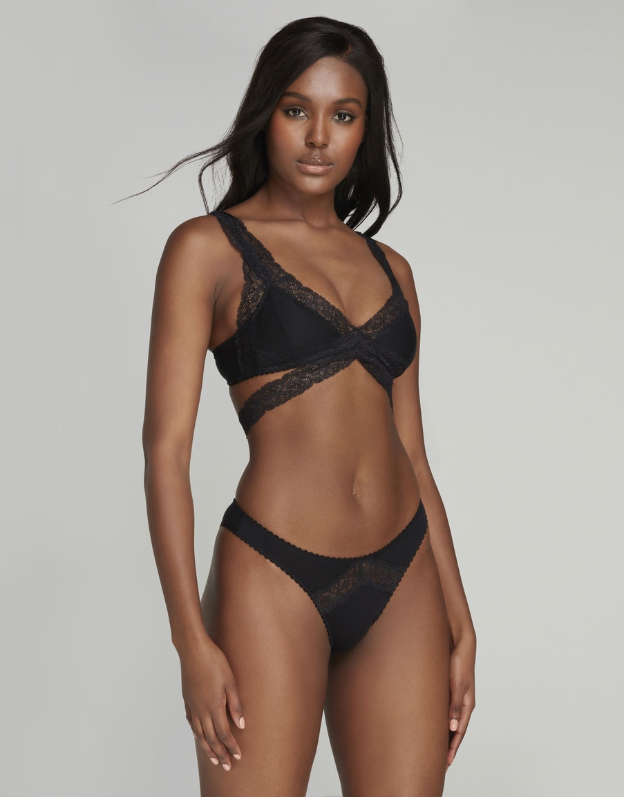 Черный бюстгальтер Clemmy