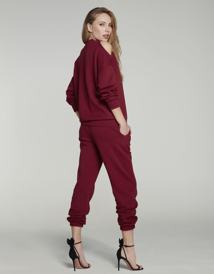 Красный свитшот с логотипом Rayley