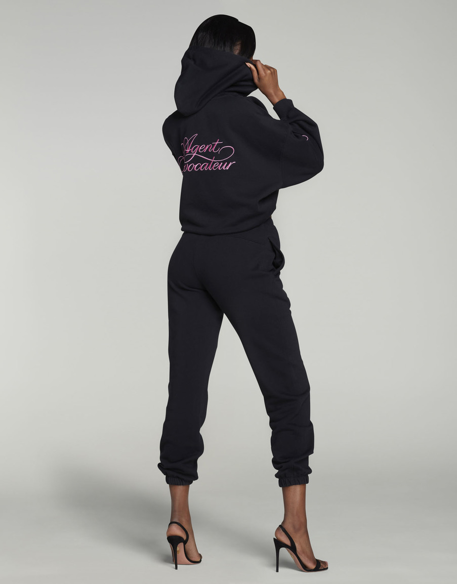 Черные джоггеры с логотипом Rayley