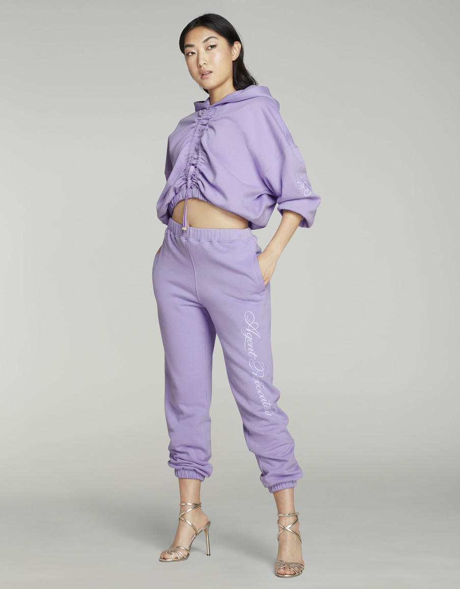 Сиреневое худи на кулиске Rayley