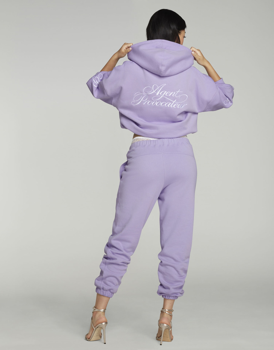 Сиреневое худи на кулиске Rayley