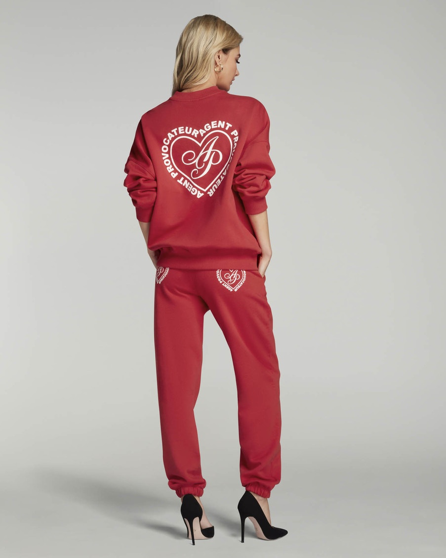 Красный свитшот Darsia