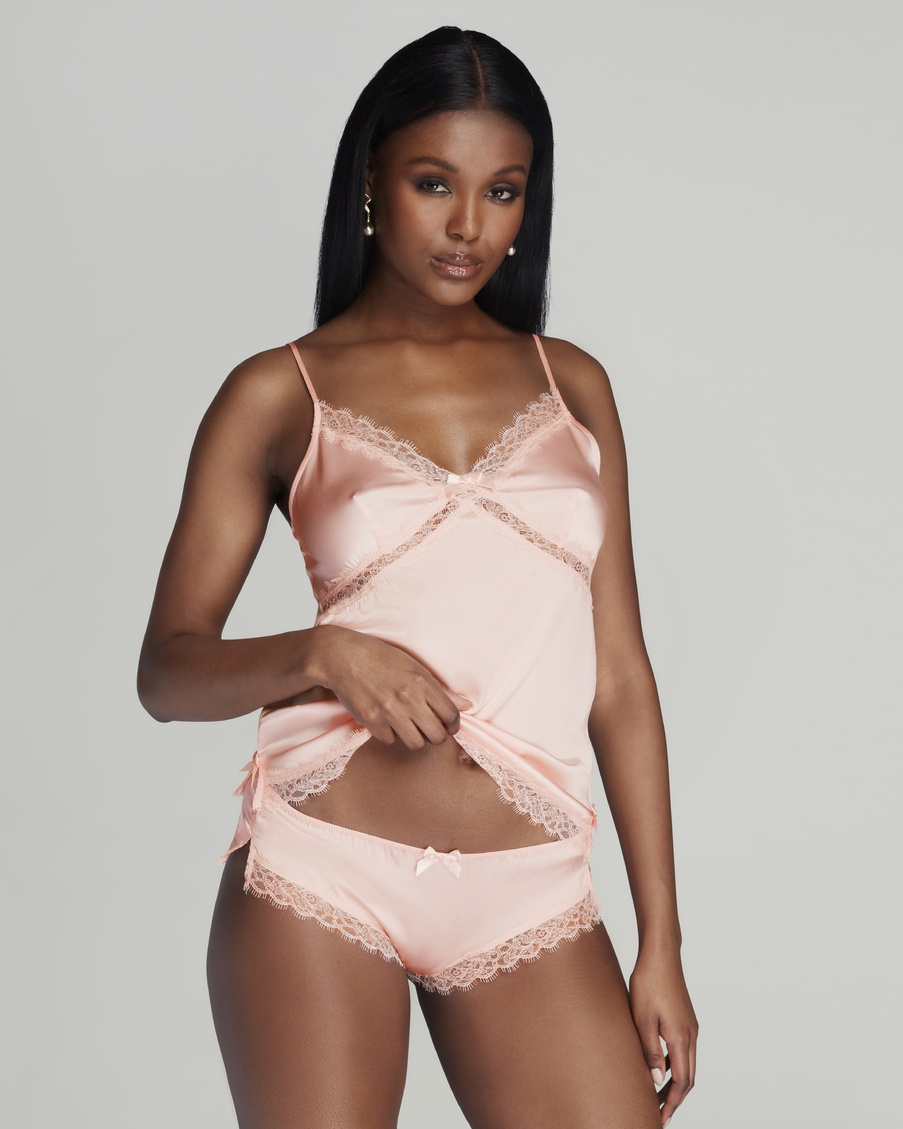 Бледно-розовые классические трусы Gisele