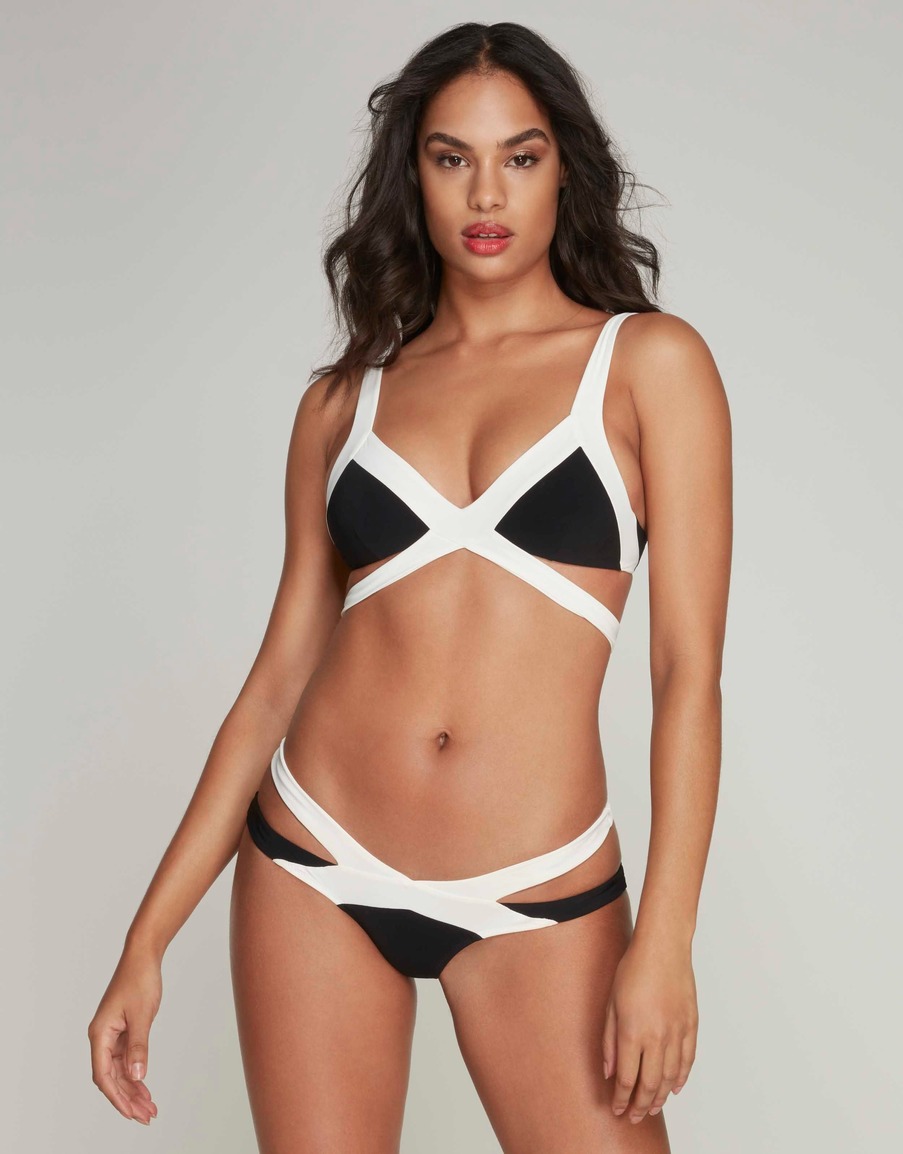 Черно-белые плавки Mazzy