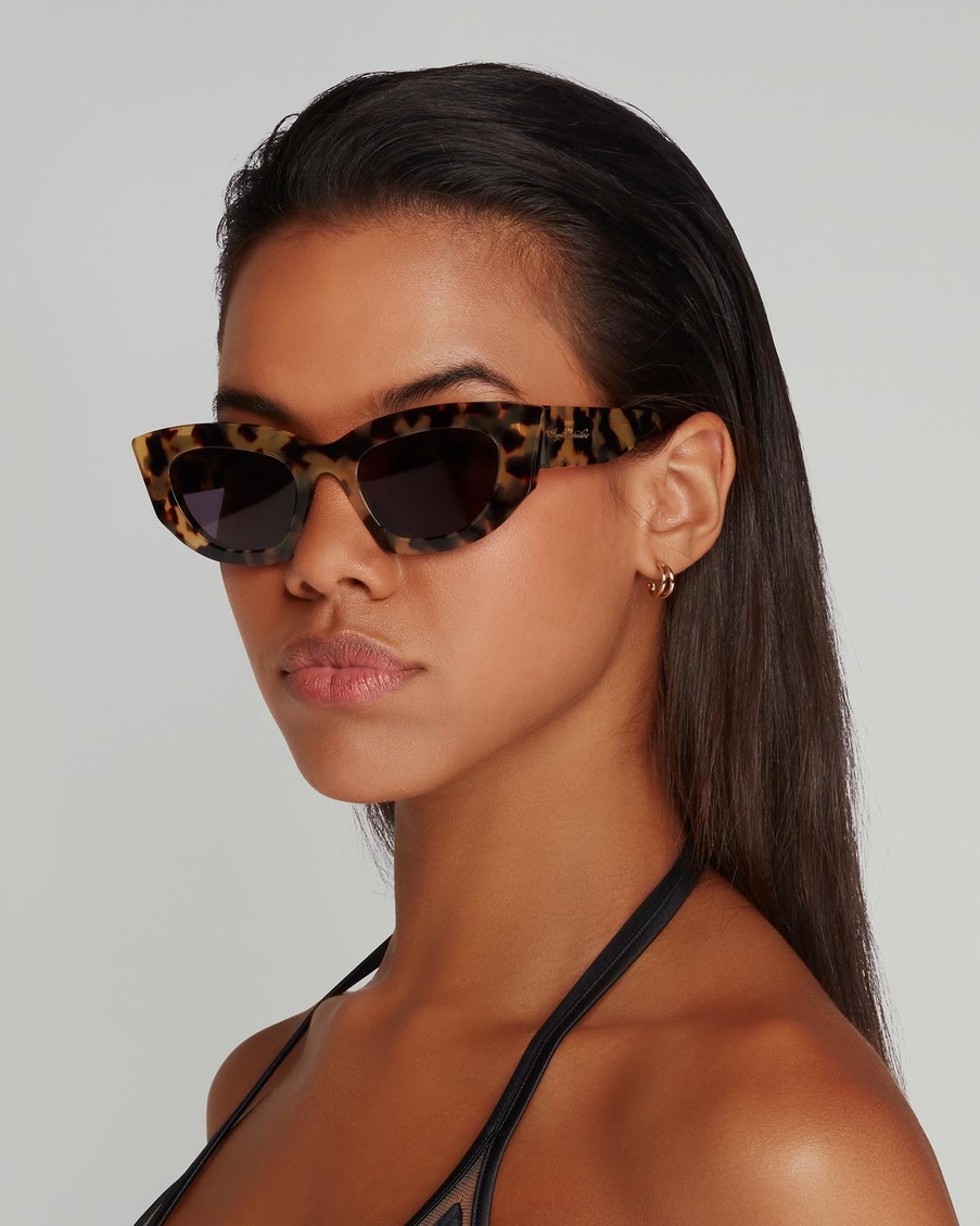 Солнцезащитные очки с черепаховым принтом Kitti