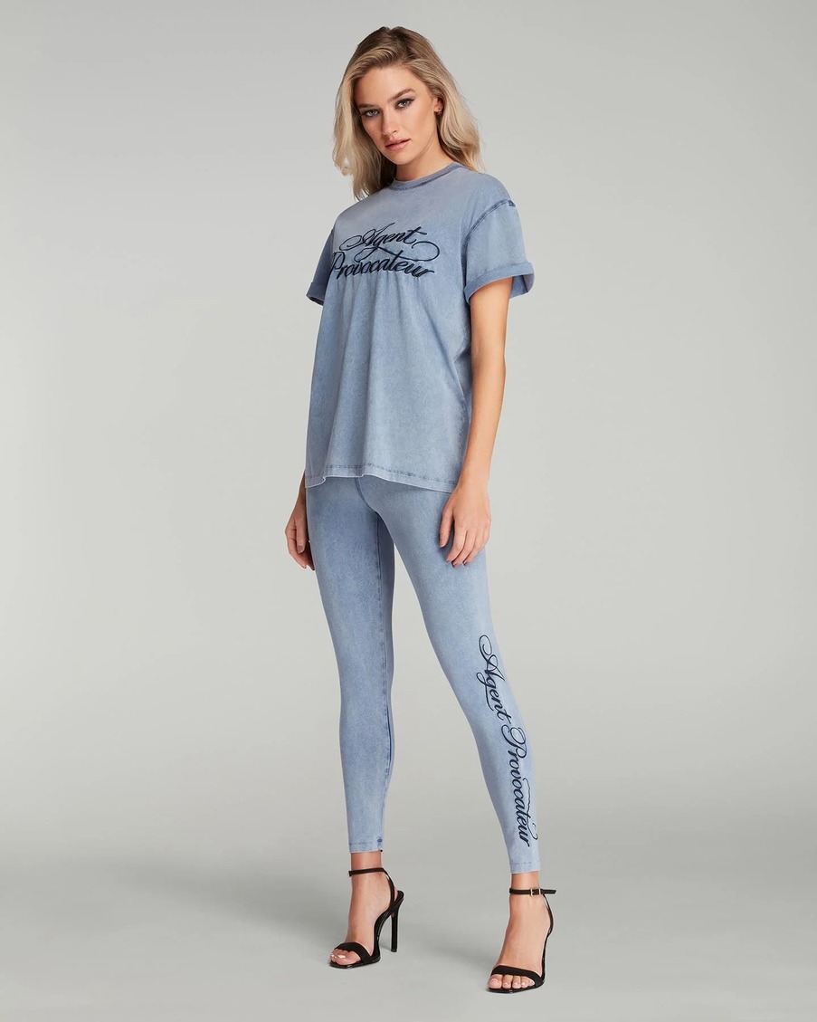 Голубая футболка Rayley