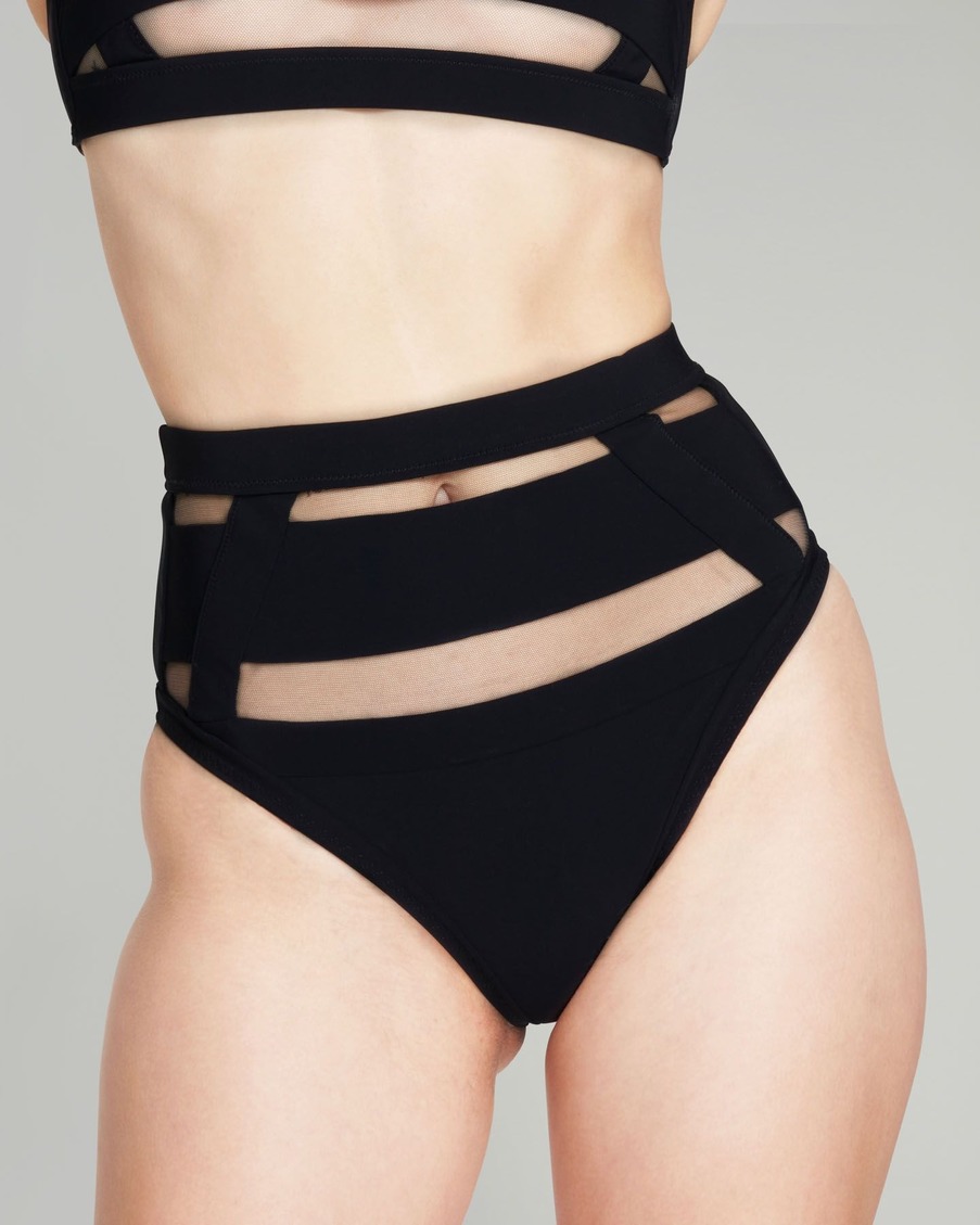 Черные плавки купальника Fynlee