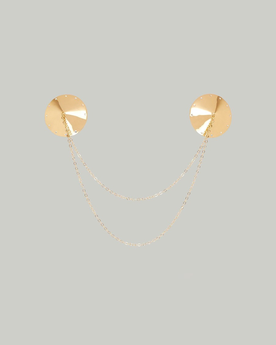 Золотистые накладки Sianna