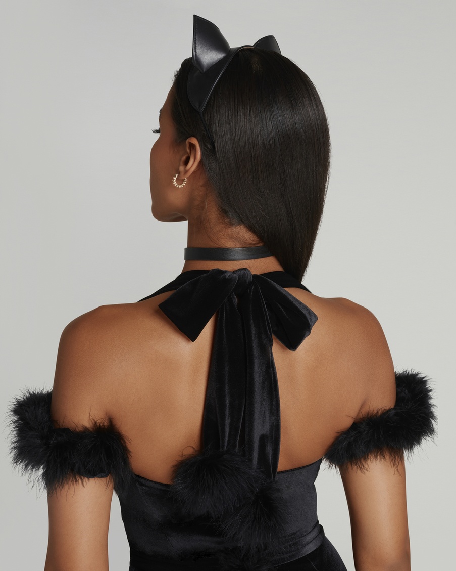 Черный чокер Kitykat