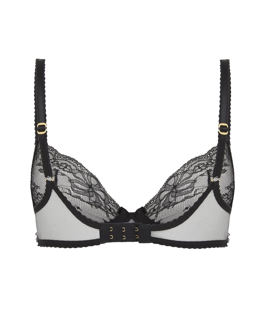 Черный бюстгальтер с мягкой чашкой Isedora