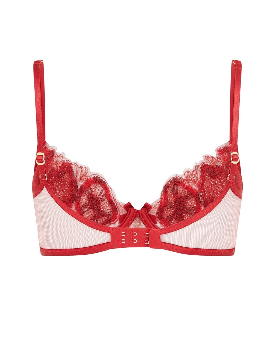 Красный бюстгальтер с мягкой чашкой Giana